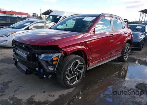 2025 Hyundai Kona N Line S from USA, damaged, VIN KM8HBCA37SU187171